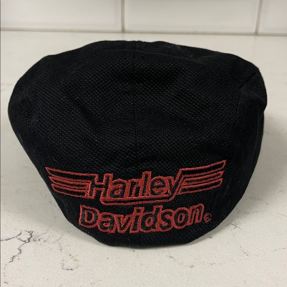 Harley-Davidson Men’s Cotton Ivy Cap News Boy Hat Black Biker Motorcycle Small - Picture 2 of 16